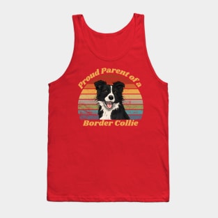 Proud Parent of a Border Collie Tank Top